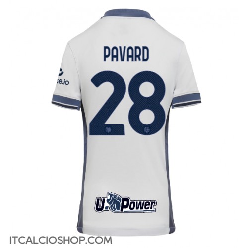 Inter Milan Benjamin Pavard #28 Seconda Maglia Femmina 2024-25 Manica Corta